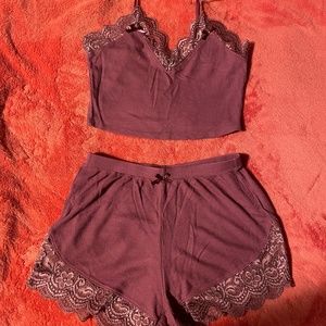 2 piece rusty pink pj set